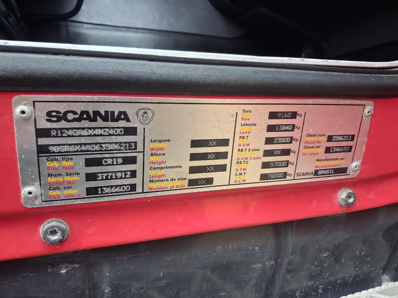 SCANIA R 124 GA